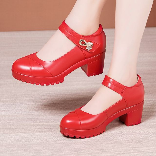 Freesia-Chunky Heel Sandals