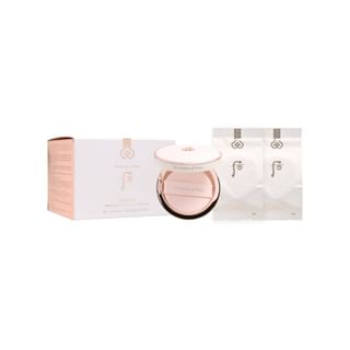 THE WHOO - Gongjinhyang Seol Radiant White Tone Up Sun Cushion Set