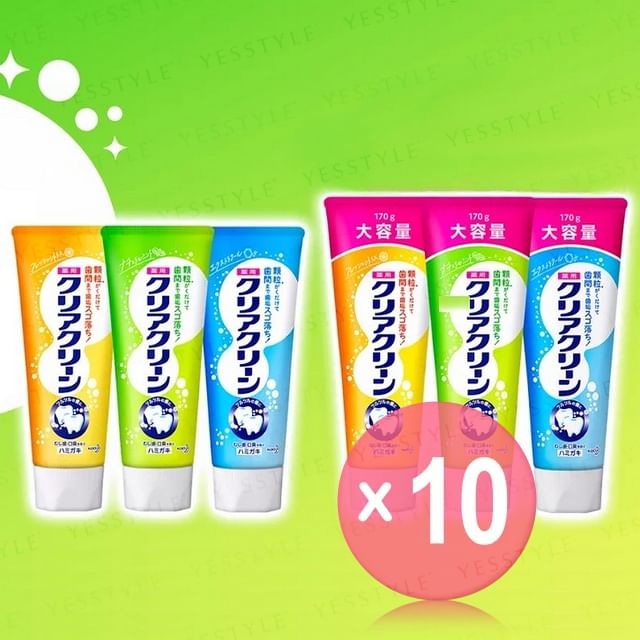Kao-Clear Clean Toothpaste 10pcs Bundle Set