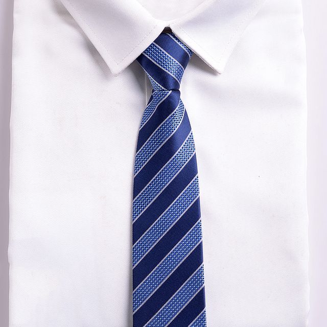 Prodigy-Striped No Tie Neck Tie