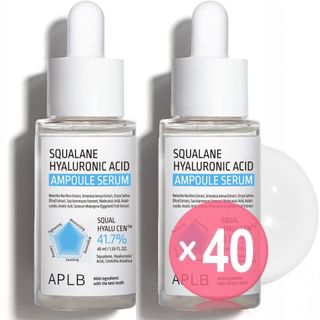 APLB - Squalane Hyaluronic Acid Ampoule Serum Set (x40) (Bulk Box)