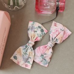 MyFiona - Floral Bow Hair Pin MyFiona - Floral Bow Hair Pin