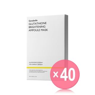 Genabelle - Glutathione Brightening Ampoule Mask Set (x40) (Bulk Box)