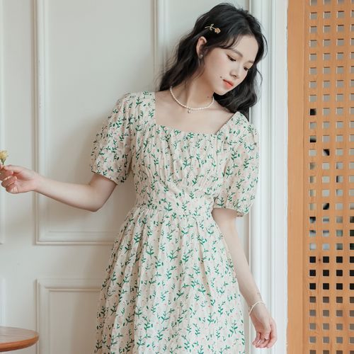 Jae Korean Floral Dress - ShopperBoard
