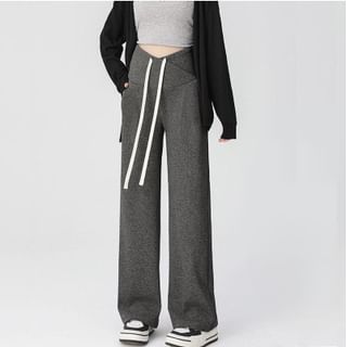 Rosy Street-Maternity Drawstring Waist Wide Leg Pants