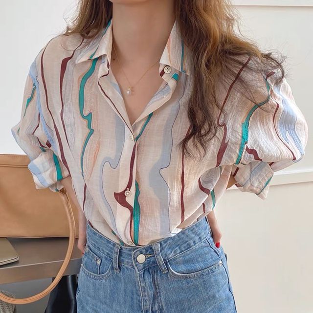 Everose-Striped Shirt