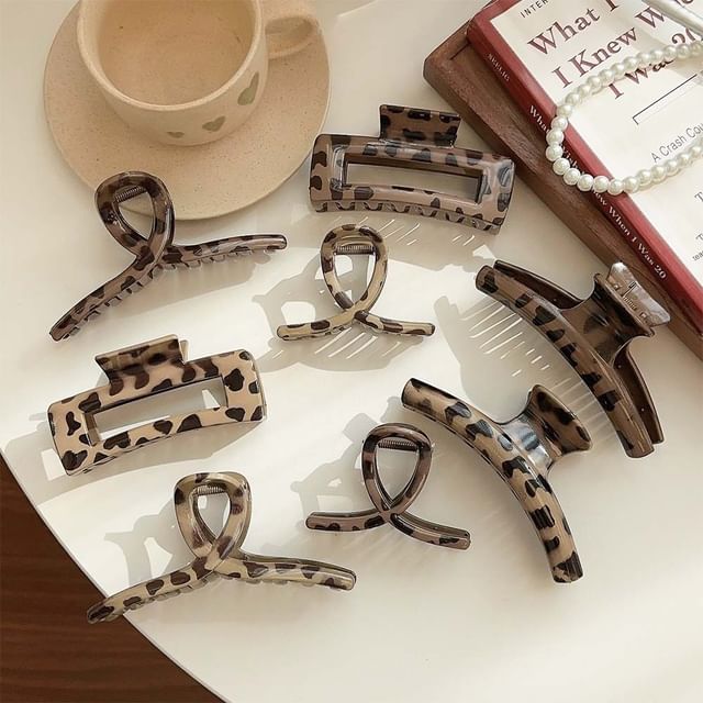 Mentosi-Leopard Print Hair Claw