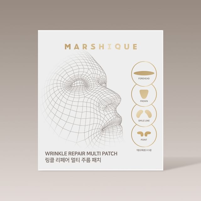 MARSHIQUE-Wrinkle Repair Multi Patch - Adesivo Multifunção Antirrugas-60 Adesivos