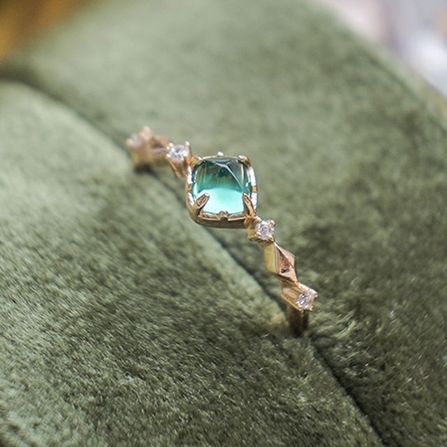 DECADES-Rhinestone Sterling Silver Ring
