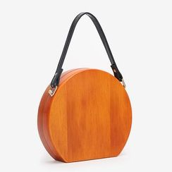 Annmuu - Wooden Round Handbag Annmuu - Wooden Round Handbag