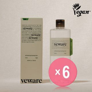 veware - Vegan pH Cleansing Water (x6) (Bulk Box)