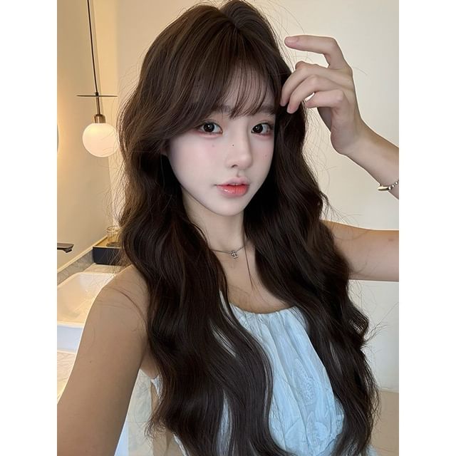 SEVENQ-Long Full Wig - Wavy