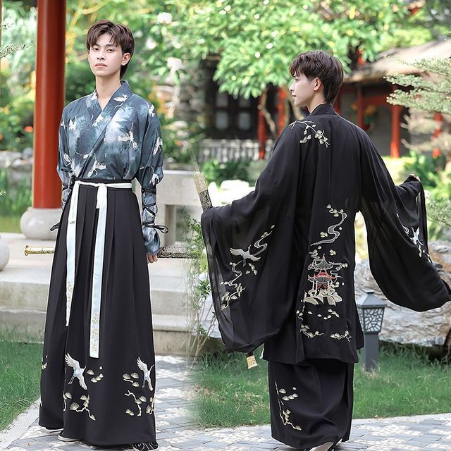 Tangier - Couple Matching Embroidered Traditional Chinese Costume Set ...