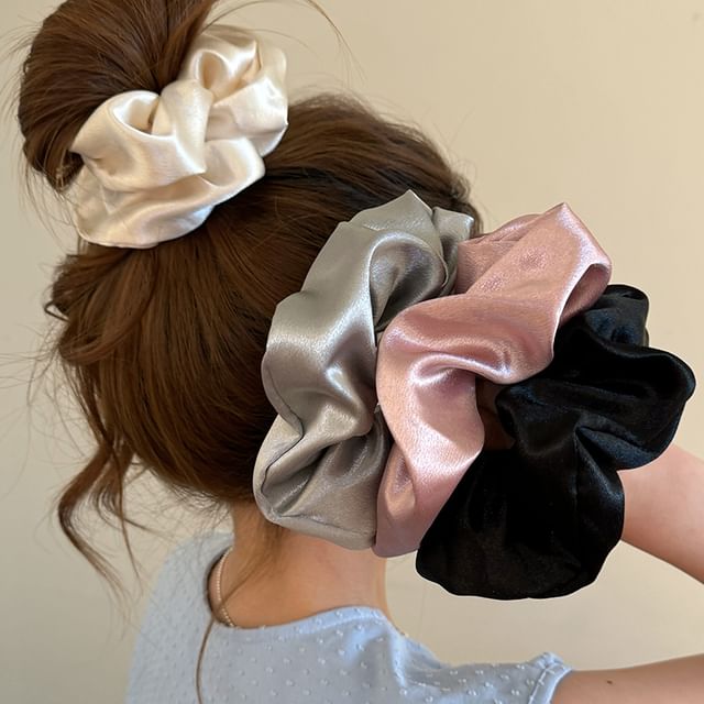 LIDO-Plain Fabric Scrunchie