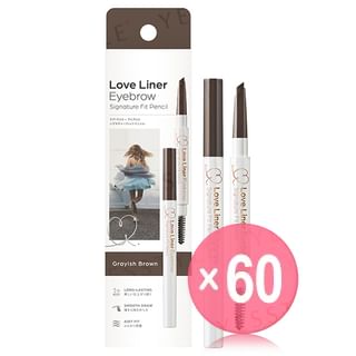 MSH - Love Liner Eyebrow Signature Fit Pencil Grayish Brown (x60) (Bulk Box)