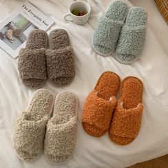 Honkizz(ホンキッズ) - Plain Fleece Slippers Honkizz(ホンキッズ) - Plain Fleece Slippers