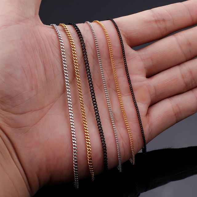 Tenri-Plain Chain Necklace