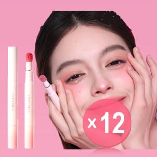 Judydoll - Cushion Lip Powder Cream - 2 Colors (x12) (Bulk Box)