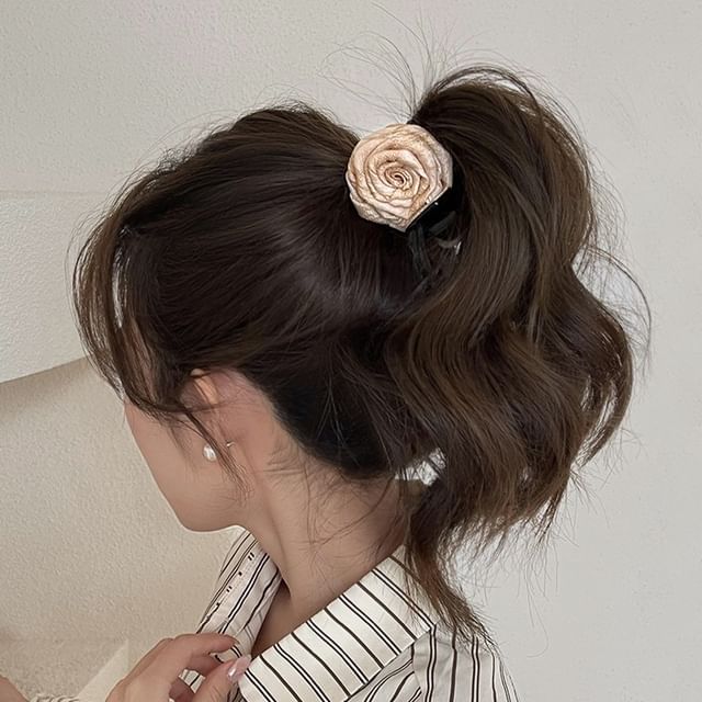 Rodiv-Floral Fabric Hair Clamp