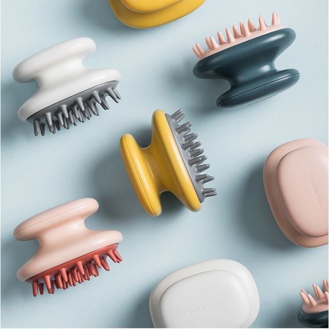 Fondes-Silicone Head Scalp Massager
