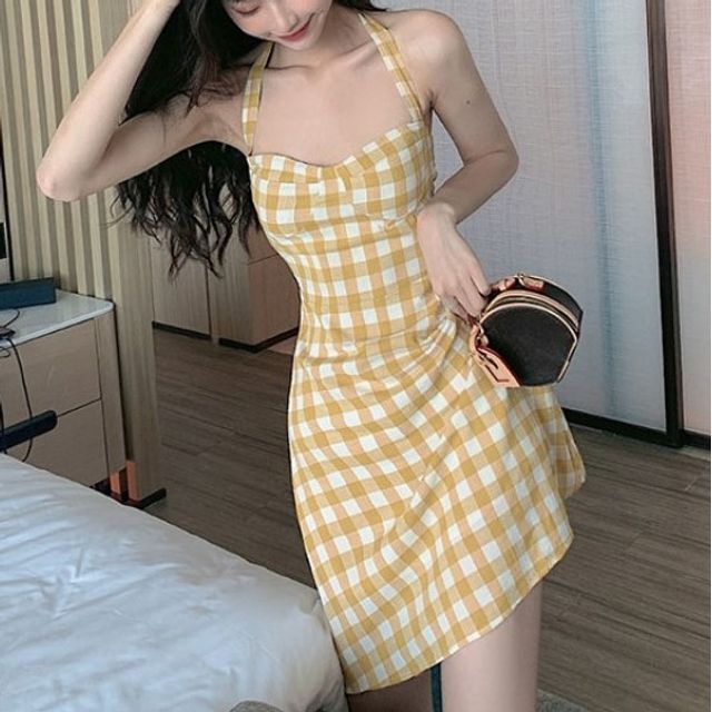knee length chiffon bridesmaid dresses Hot V Neck Bridesmaid Dress | A-Line Chiffon Dresses main image 0