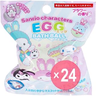 Santan - Sanrio Characte Egg Bath Ball Flower Scent (x24) (Bulk Box)