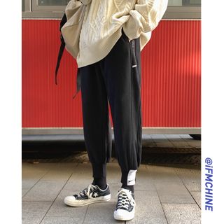 fleece lined harem pants