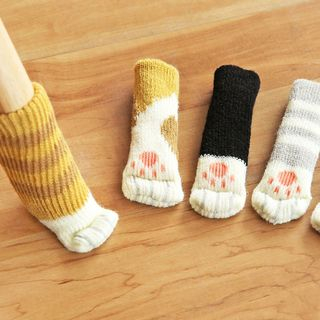 Cute Essentials - Set of 4: Cat's Paw Chair Leg Protectors | YesStyle