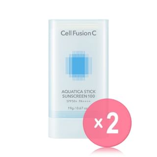 Cell Fusion C - Aquatica Stick Sunscreen 100 2pcs Bundle Set