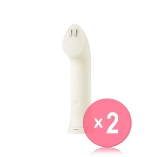 medicube - AGE-R Booster Facial Cleansing Device Head Beige 2pcs Bundle Set