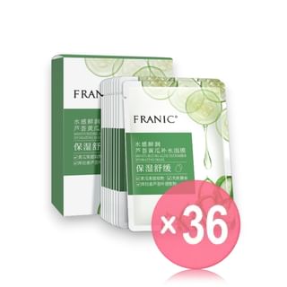 FRANIC - Aloe Vera Cucumber Hydrating Mask (10pcs) (x36) (Bulk Box)