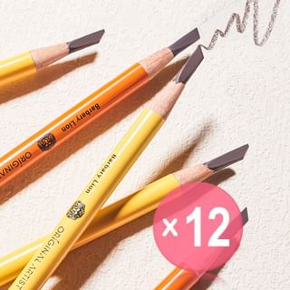 ORIGINAL ARTIST - Silky Mist Eyebrow Pencil - 4 Types (x12) (Bulk Box)