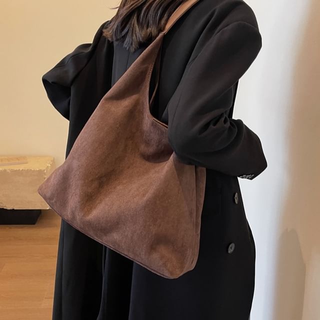 KOCORE-Set Faux Leather Tote Bag Pouch