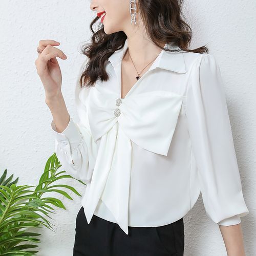 Silk Bow Shirt - Women - Ready-to-Wear