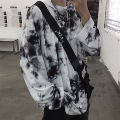 Giuliana - Oversized Tie Dye Long-Sleeve T-Shirt for Couples Giuliana - Oversized Tie Dye Long-Sleeve T-Shirt for Couples