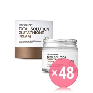 DIFFER & DEEPER - Total Solution Glutathione Cream (x48) (Bulk Box)