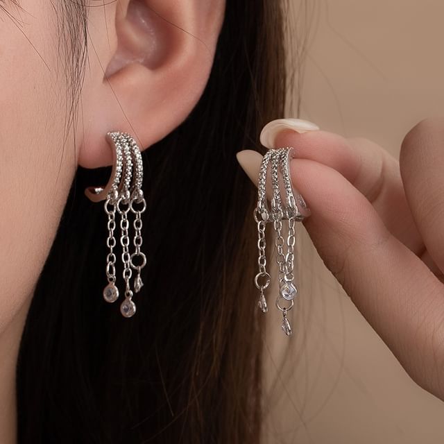 PANGU-Fringe Drop Earring