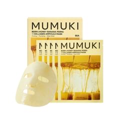 MUMUKI - Honey Banana BDRN Ampoule Mask Set