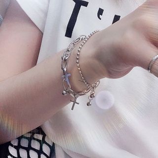 cross chain bracelet