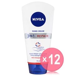 NIVEA - 3 In1 Repair Hand Cream (x12) (Bulk Box)