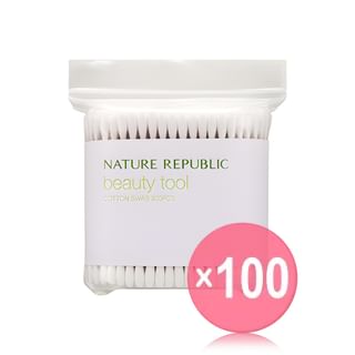 NATURE REPUBLIC - Beauty Tool Cotton Swab 300pcs (x100) (Bulk Box)
