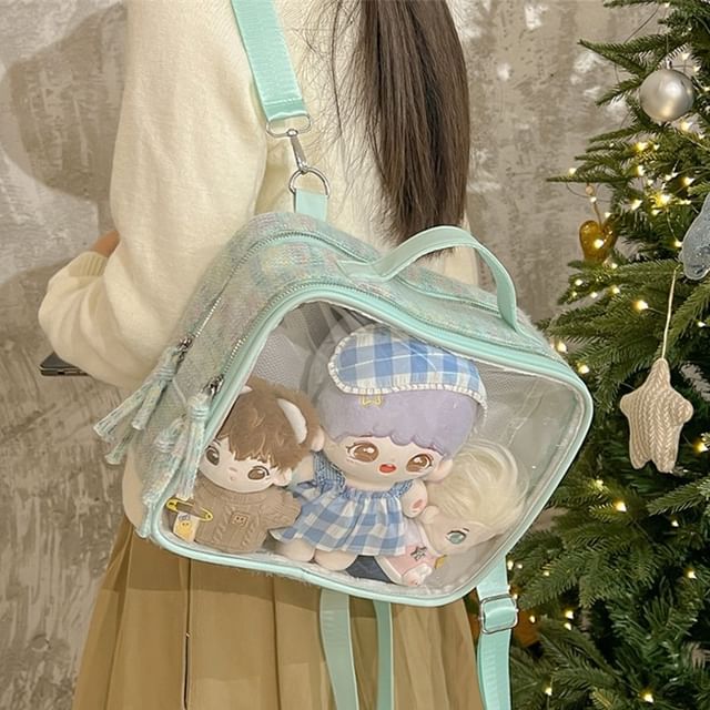 HOVERUP-Plain PVC Panel Backpack