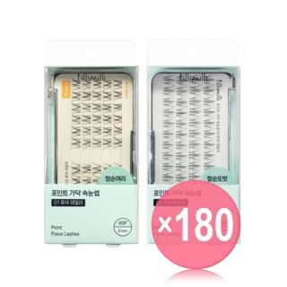 fillimilli - Point Piece Lashes - 3 Types (x180) (Bulk Box)
