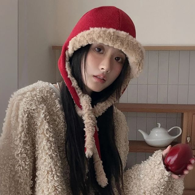 Pompabee-Fleece Lined Trapper Hat