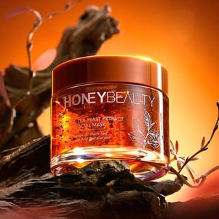 HONEYBEAUTY - Black Tea Yeast Extract Sleep Facial Mask