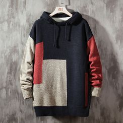 Hansler - Color Block Hooded Sweater Hansler - Color Block Hooded Sweater
