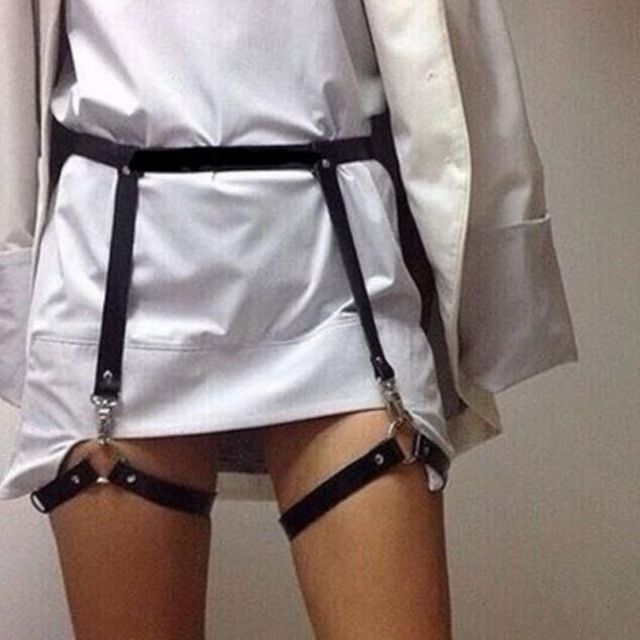 Drexxiax - Layered Thigh Garter Belt