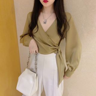 side knot blouse