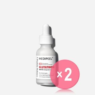 medi peel bio intense glutathione white ampoule MEDIPEEL - Bio-Intense 2.0 2pcs Bundle Set NUWHITE S-Acetyl Glutathione With Electrolyte Flavour:Yuzu تونر كوري 200ml Gently pat skin with