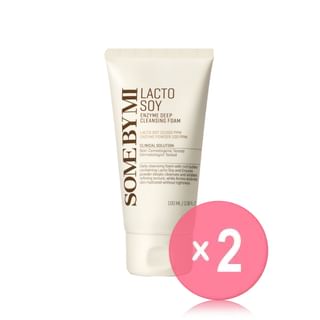 SOME BY MI - Lacto Soy Enzyme Deep Cleansing Foam 2pcs Bundle Set